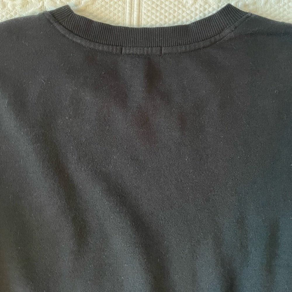 Z Supply Classic Crew Sweatshirt Black XS - Picture 5 of 11